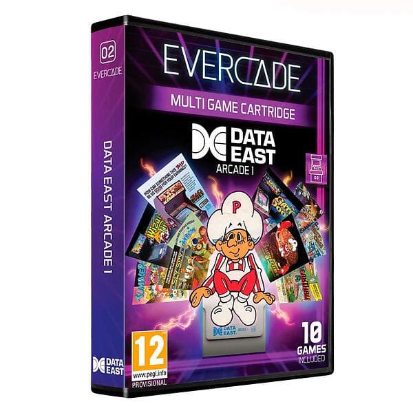 Blaze Evercade Data East Arcade Cartridge 1 EFIGS