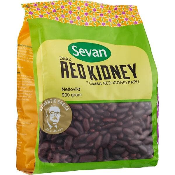 Sevan Dark Red Kidneybönor 900g