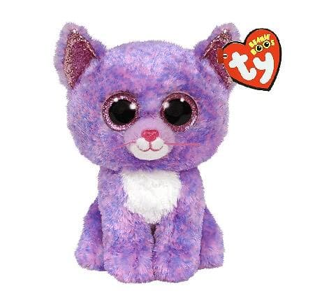 TY Bamse Cassidy Lavender Cat 15,5cm