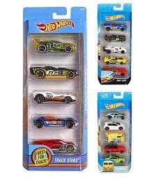 Hot Wheels basic bil 5-pack