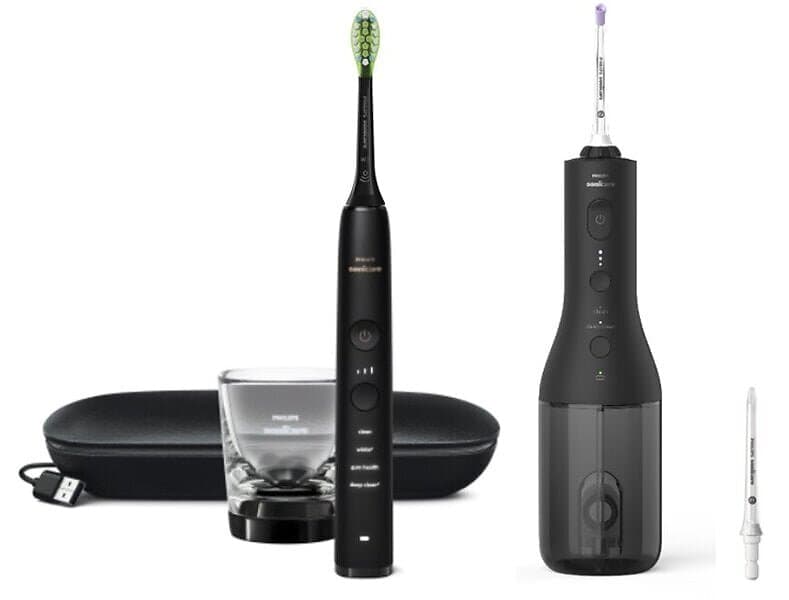 Philips Sonicare DiamondClean 9000 HX9911/09 + Sonicare Cordless Power Flosser 3000 HX3806/33 (HX3866/43)