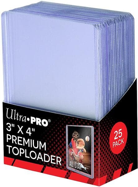 Ultra PRO 3" x 4" Toploader Premium Super Clear (25-pack)