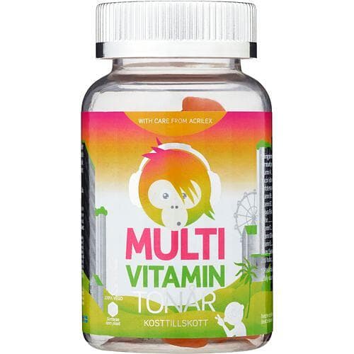 Monkids Multivitamin Tonår 60 Tabletter