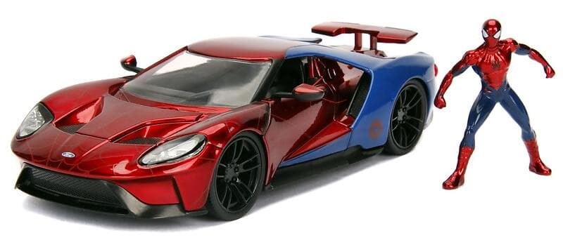 Marvel Spiderman & 2017 Ford GT 1:24