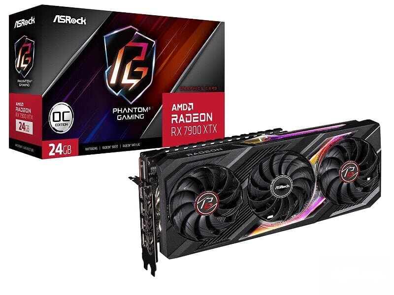 ASRock Radeon RX 7900 XTX Phantom Gaming OC HDMI 3xDP 24GB