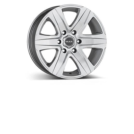 MAK Wheels Stone6 Silver 8X18 6/140 ET50 CB93,1