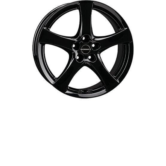 Borbet F Gloss Black 6X15 4/100 ET35 CB64