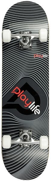 Playlife Illusion Grey Skateboard