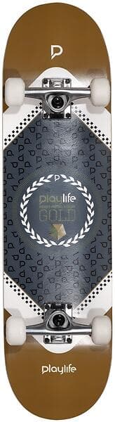 Playlife Heavy Metal Gold Skateboard