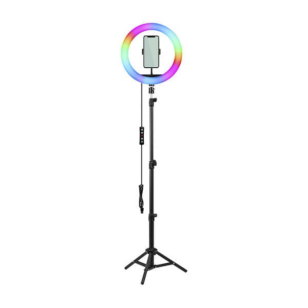 Dacota Platinum 25cm RGB Ringlampa Med Stativ Och Väska