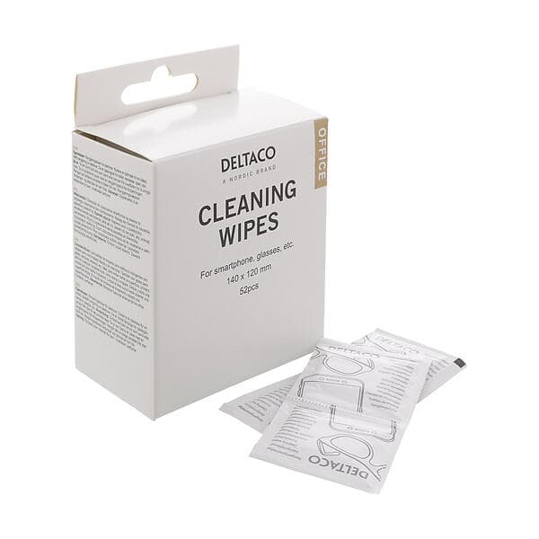 Deltaco Cleaning Wipes 52st