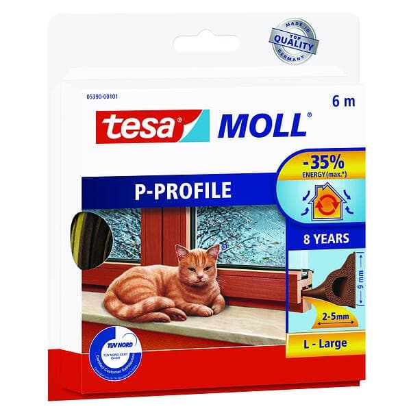 Tesa TesaMoll P-Profile 6m (Brun)