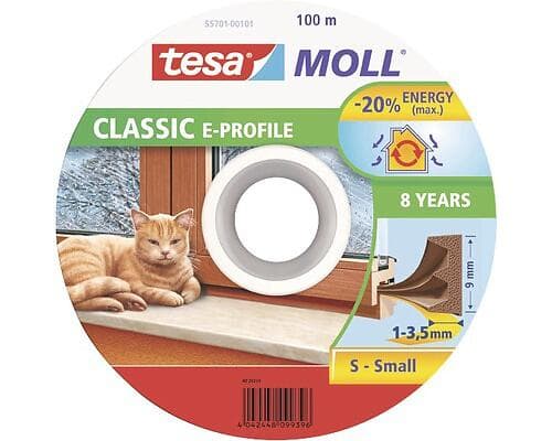 Tesa TesaMoll Classic E-Profile 100m (Vit)