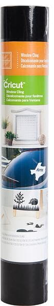 Cricut Window Cling 30,5x122 cm (frostad svart)