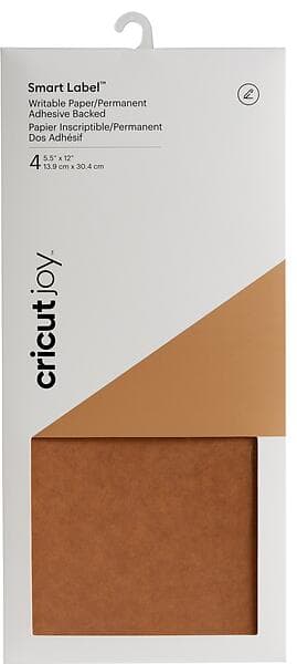 Cricut Joy Smart Labels 14x30 cm 4-pack (brun)