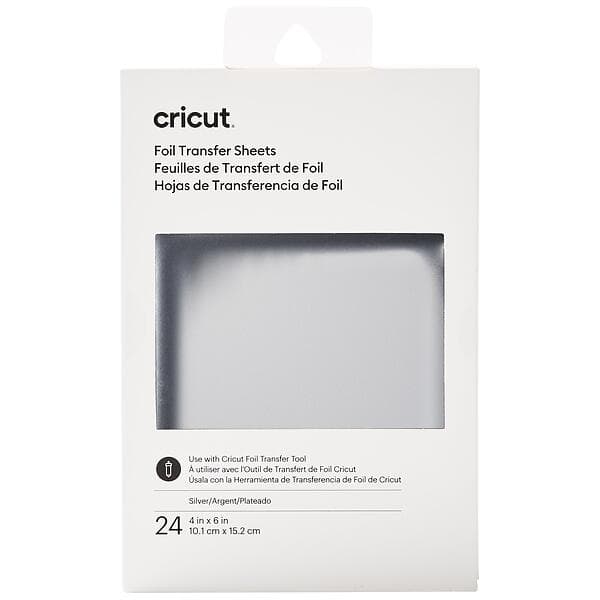 Cricut Transfer folieark 10x15 cm (silver)