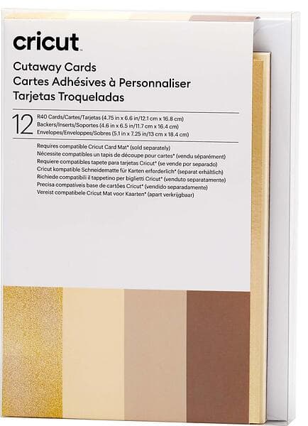 Cricut Cut-Away kort R40 (neutral)