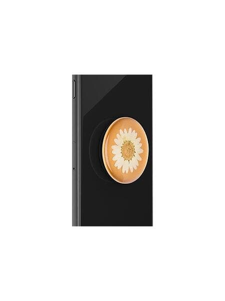 PopSockets Swappable PopGrip Pressed Flower White Daisy