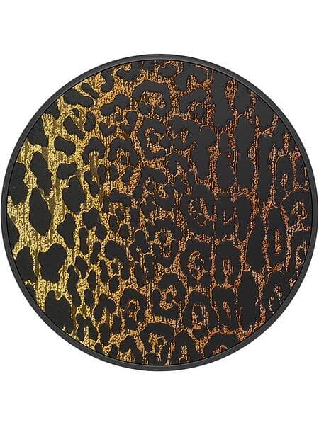 PopSockets Embossed Metal Leopard