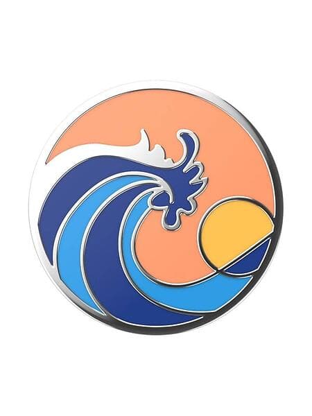 PopSockets Enamel Ride The Wave Coral