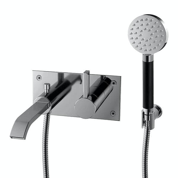 Tapwell Badkarsblandare ARM036 (Svart Krom)