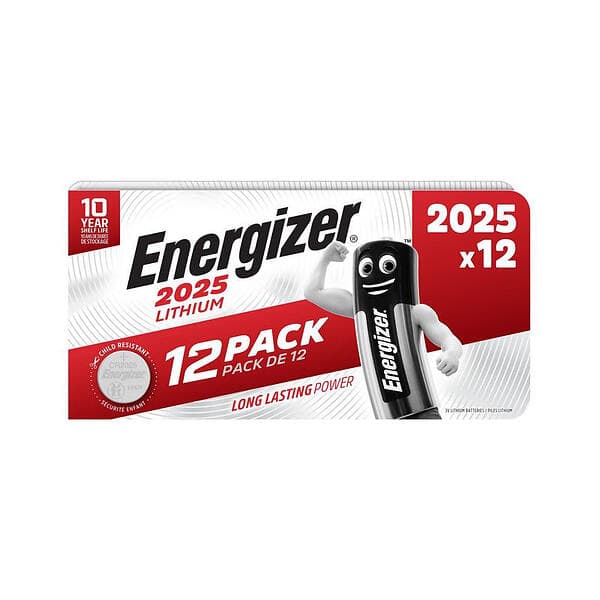 Energizer Batteri CR2025 12-pack