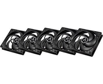 Arctic P12 PWM PST Black 5-pack