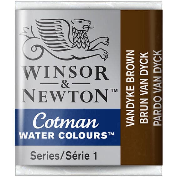 Winsor & Newton Cotman Akvarellfärg Vandyke Brown 676 1,7ml