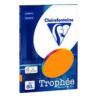 Clairefontaine Trophee Neonorange A4 80g 100 st