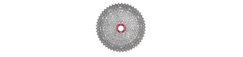 SunRace MTB CSMX80 11-50 Kassett 11-Växlar, 11-50T, 512 gram, Silver