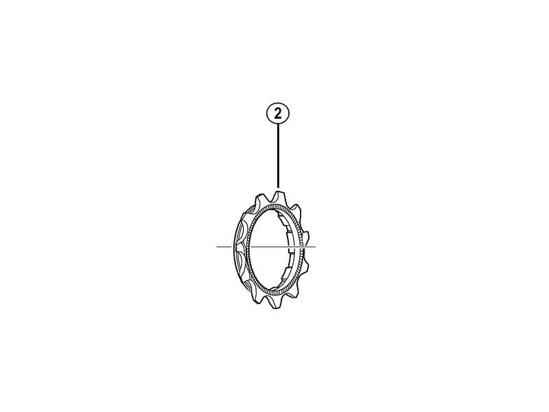Shimano CS-HG50-10 tänder för 10 Växlar 11T