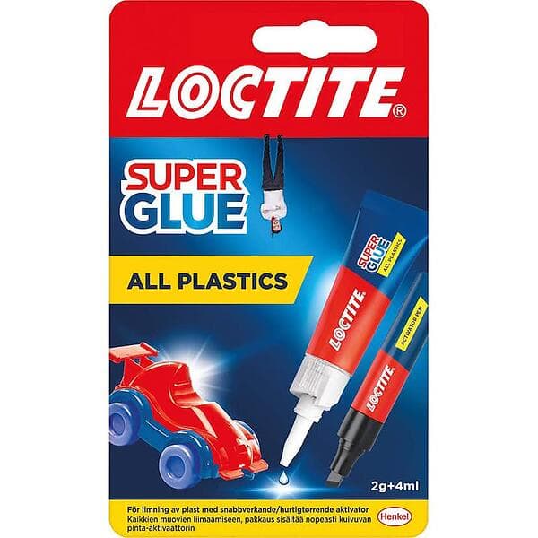 Loctite All Plastics Snabblim 2g