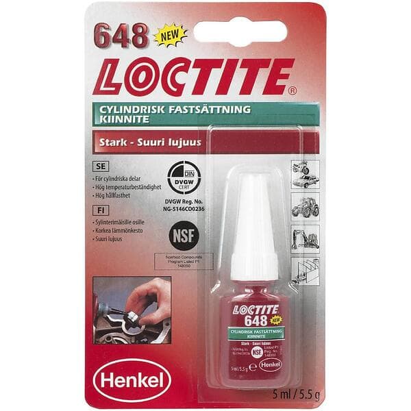 Loctite 648 Cylindrisk 5ml