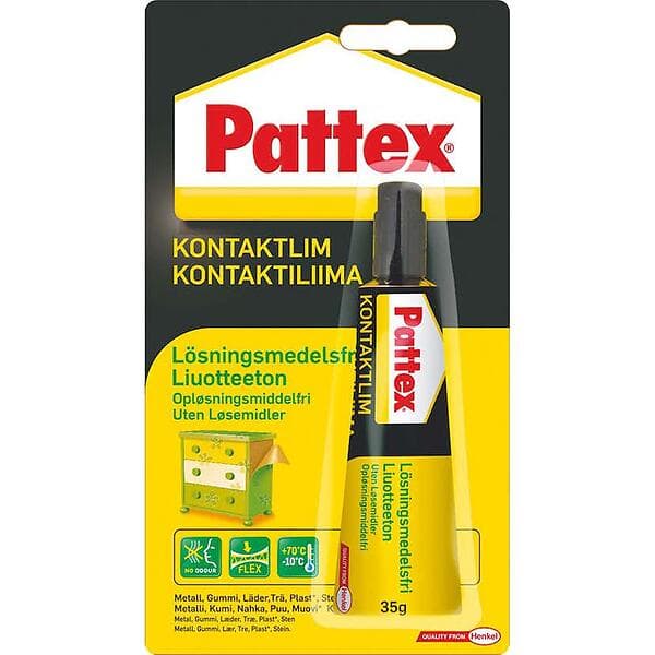 Pattex Kontaktlim Lösningsmedelsfri 35g