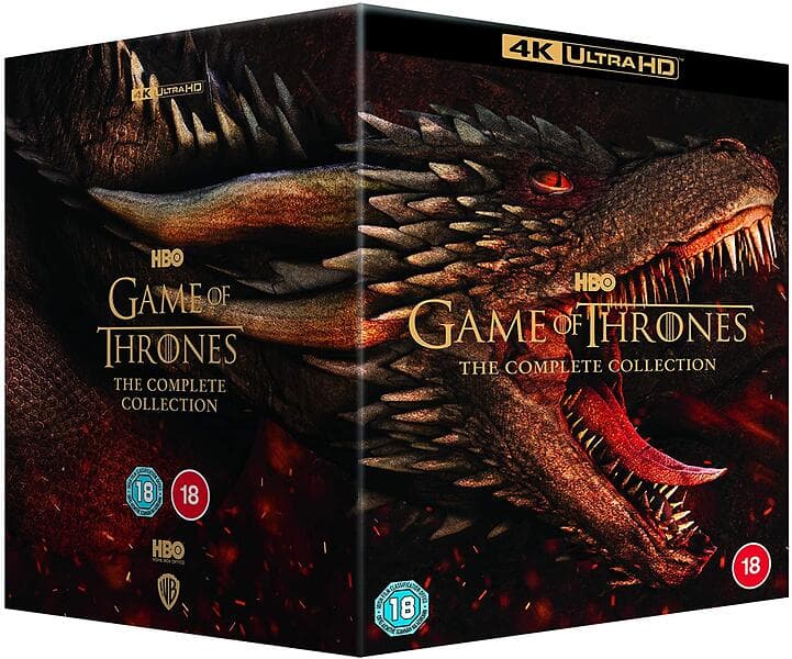 Game Of Thrones Sesong 1-8: The Complete Series (UK-import) Blu-ray