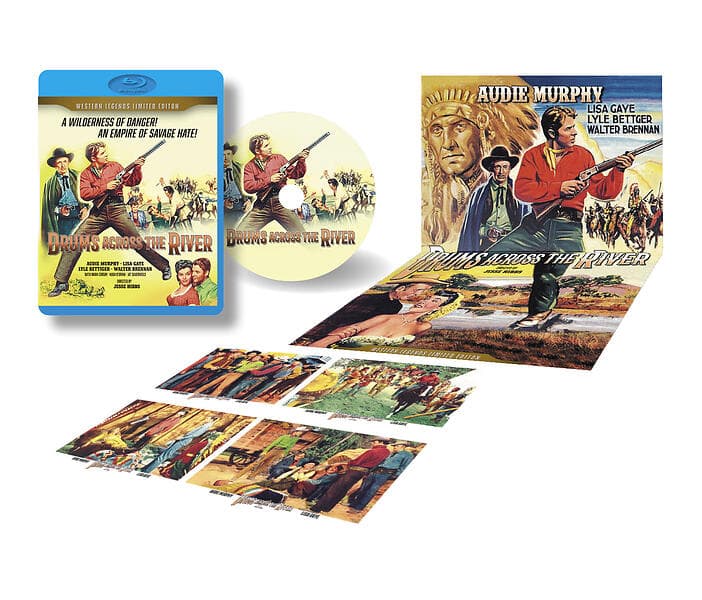 Drums Across The River (1954) / Dødstrommene Limited Poster Edition (DK-import) Blu-ray