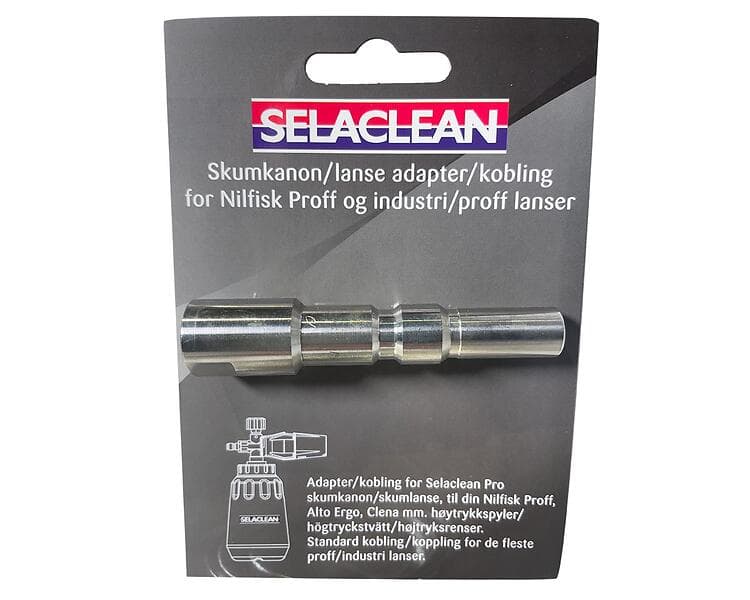 Selaclean Högtryckskoppling 1/4'' inv. för Nilfisk Proffs/Industri/Proffs (OKQ8 tvätthall)