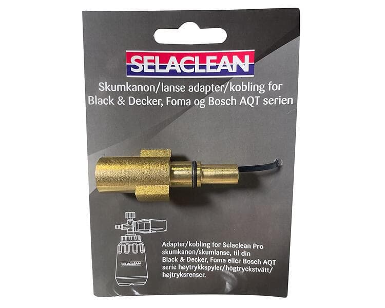 Selaclean Högtryckskoppling 1/4'' inv. för Black & Decker/Foma/Bosch AQT-serien