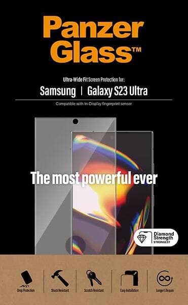 PanzerGlass™ Ultra-Wide Fit Screen Protector for Samsung Galaxy S23 Ultra