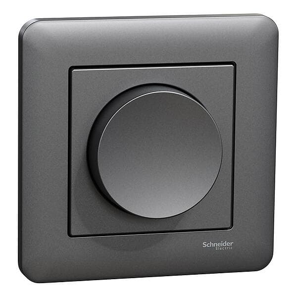 Schneider Exxact LED dimmer 1-370W färgval (Färg: Antracitgrå)