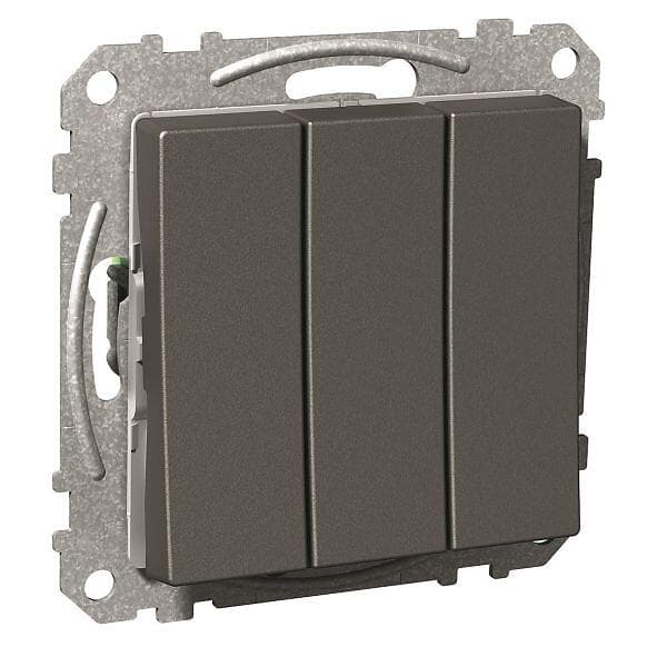Schneider Electric Exxact Strömbrytare antracit 3x1-polig