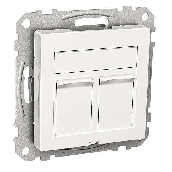 Schneider Electric Actassi WDE002434 Centrumplatta 2 kopplingar Plan