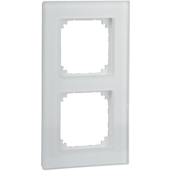 Schneider Electric Exxact Solid Ram glas, vit 2 fack
