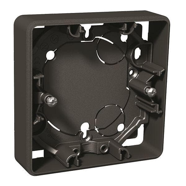 Schneider Electric Exxact Förhöjningsram Antracit, 21 mm 1-fack