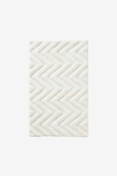 Jotex ARILD badrumsmatta 80x120 cm Vit 80 120