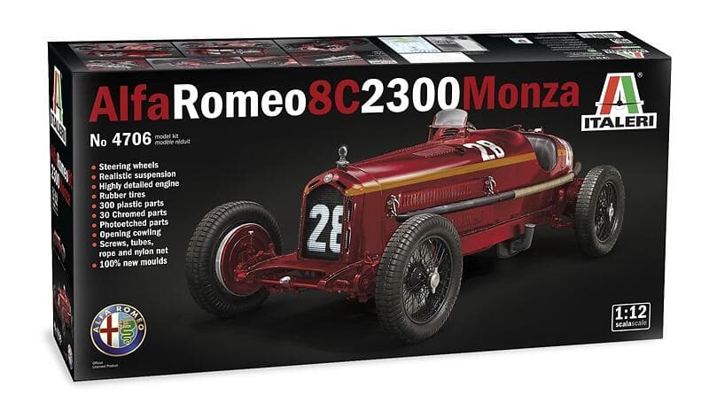 Italeri Alfa Romeo 8C 2300 Monza 1:12