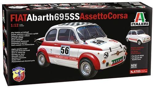 Italeri Fiat Abarth 695SS/Assetto Corsa 1:12