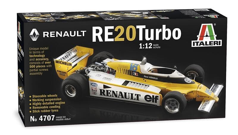 Italeri Renault RE20 Turbo F1 1:12