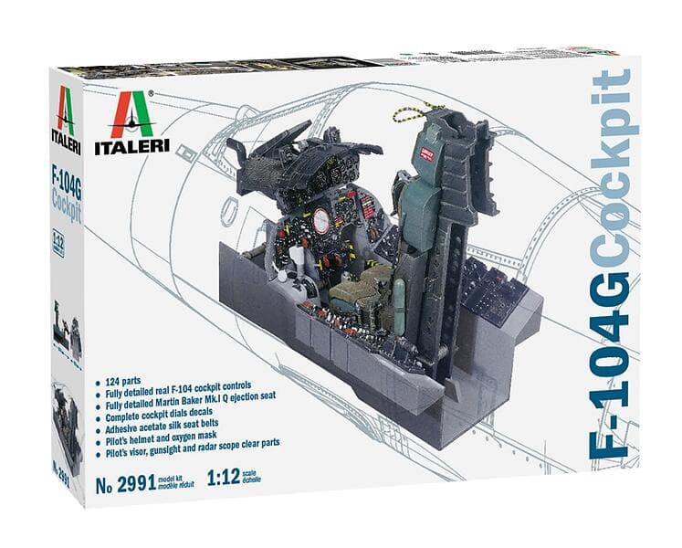 Italeri F-104G Cockpit 1:12