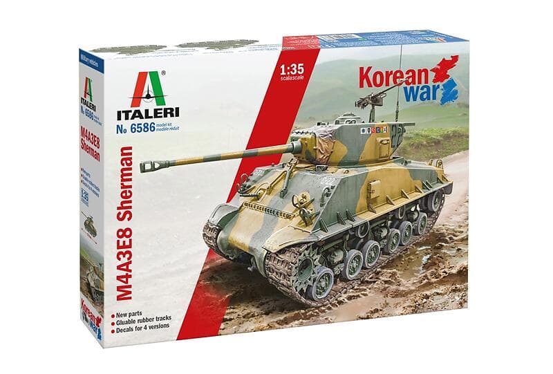 Italeri Sherman M4A3E8 Korean War 1:35